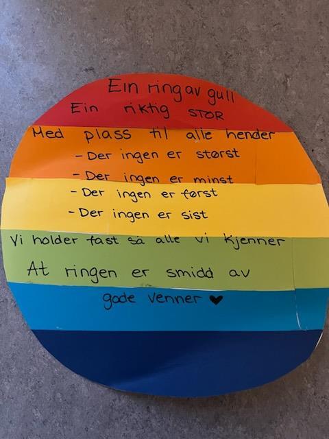 Bilder frå barnehagedagen i Yksnebjør barnehage. - Klikk for stort bilete